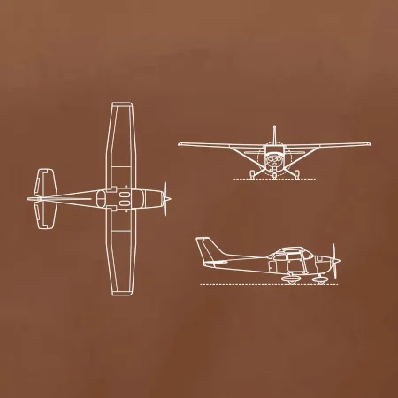 Obrys Cessna 172 Skyhawk