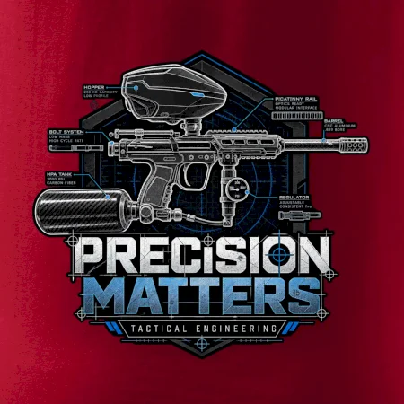 Technický nákres – presnosť je dôležitá paintball