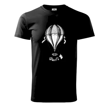 Teplovzdušný balón kreslený