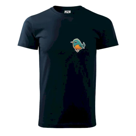 Vtáčik kreslený na prsníku
