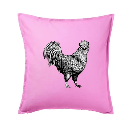 Kohút kreslený čiernobiely