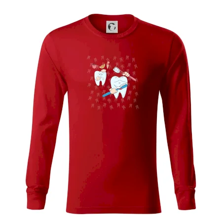 Zubárske tričko - kefka a jedlo