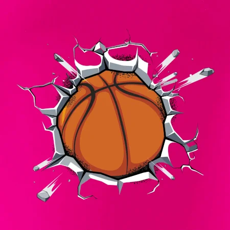 Basketbal lopta v triku