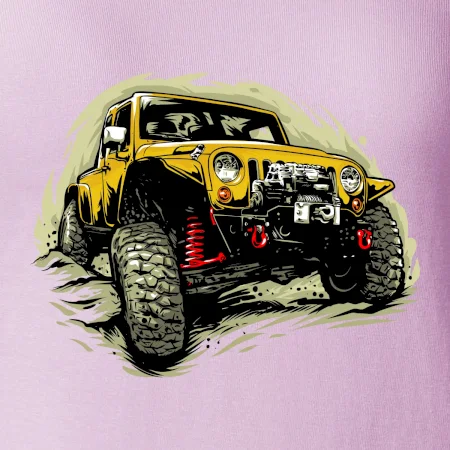 Žltý offroad s navijakom