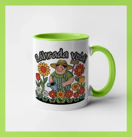 Záhrada volá - záhradník a slnečnice