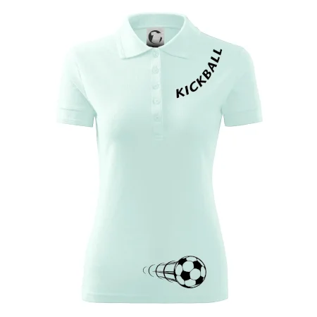 Kickball nápis šikmo