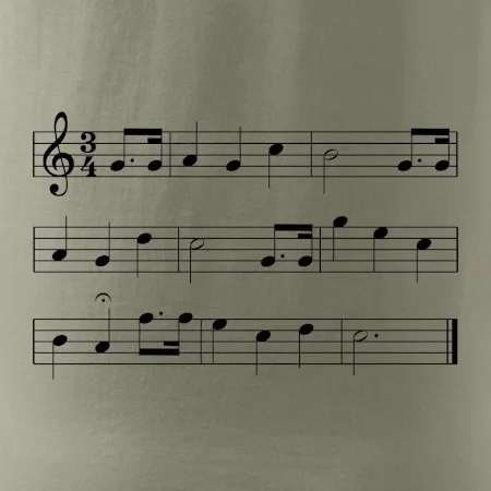 Veľa šťastia zdravia - noty