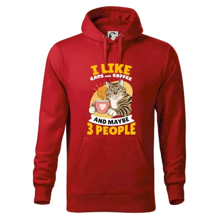 I like cats and coffee and maybe 3 people