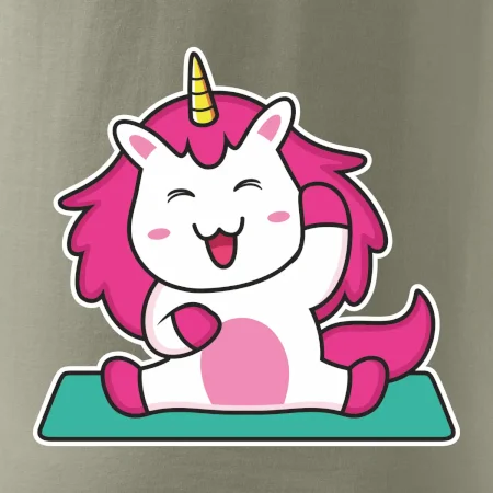 Yoga veselý jednorožec