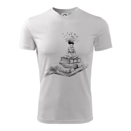 Čitateľ - ruka kreslená