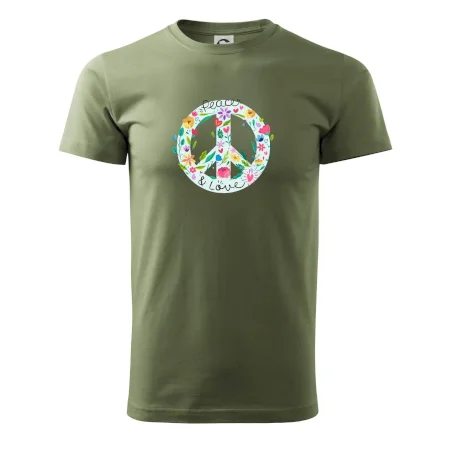 Peace and love symbol