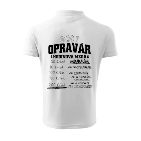 Hodinová mzda - opravár