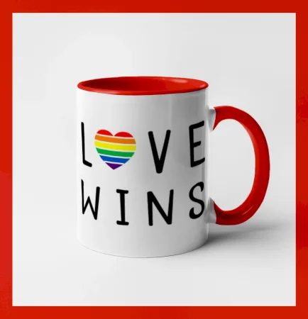 Love wins nápis