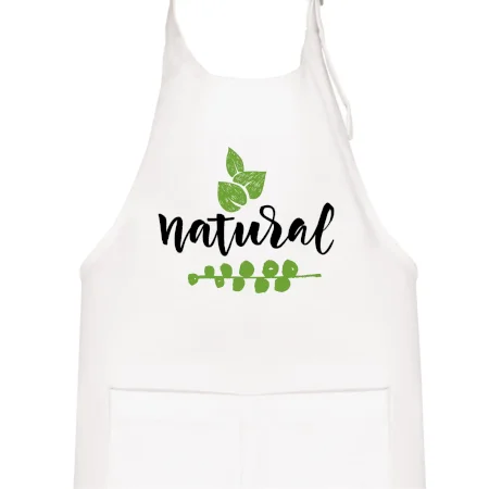 Natural - nápis v listoch
