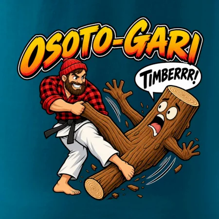 Osoto gari timber judo