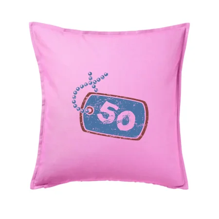 50 na krku štítok