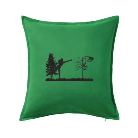 Disc golf - žena čierny obrázok