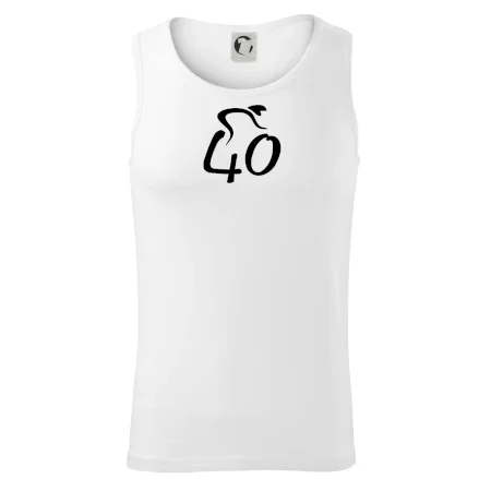 Cyklista oslavuje štyridsiatku (40)