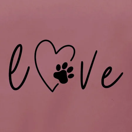 Love nápis zviera