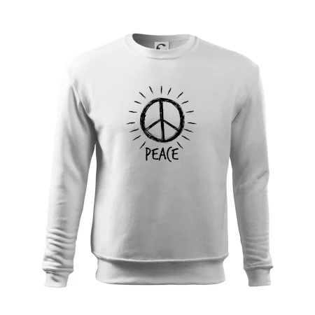 Peace symbol čiernobiely