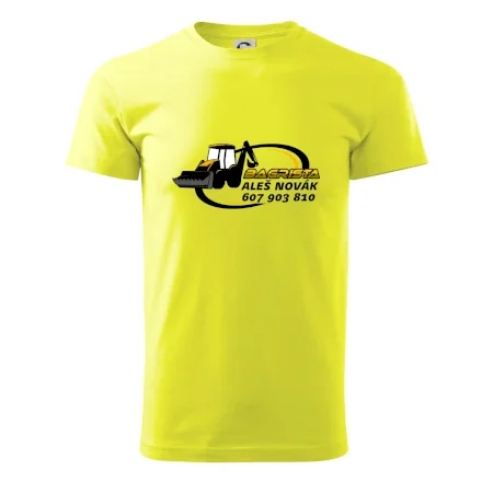 Bagrista v kruhu - vlastný nápis