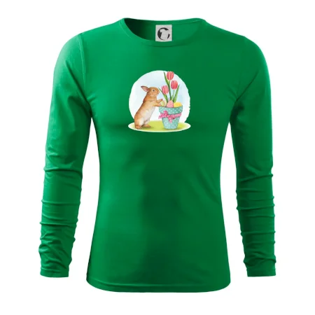 Veľkonočný zajačik tulipány