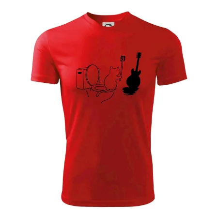 Mačka a gitara WC