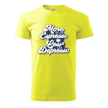 More espresso less depresso