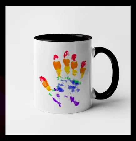 LGBT hand print