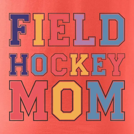 Field hockey mom - športové písmo