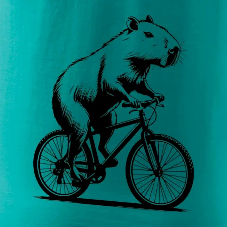 Kapybara na kole černá
