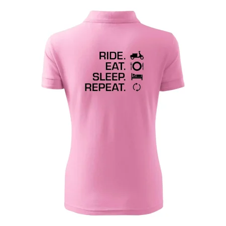 Ride Eat Sleep Repeat moto skúter