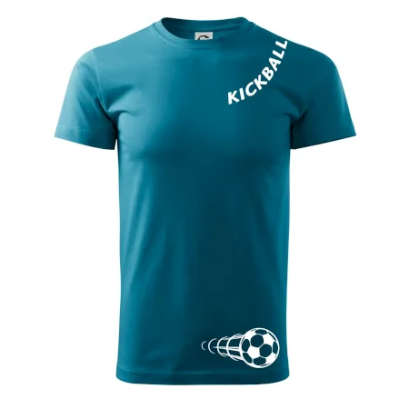 Kickball nápis šikmo