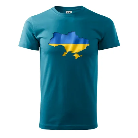 Ukrajina vlajka mapa