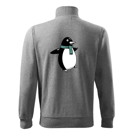 Tučniak so zeleným šálom