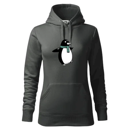 Tučniak so zeleným šálom