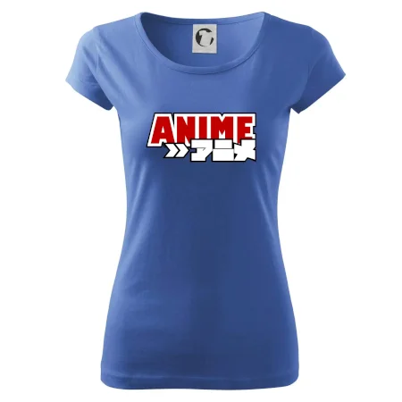 Anime nápis červený