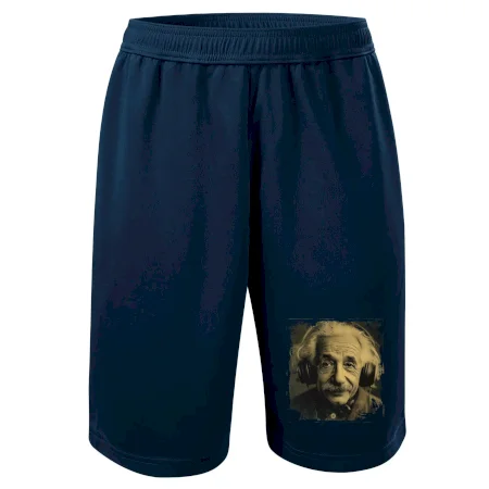 Albert Einstein so slúchadlami