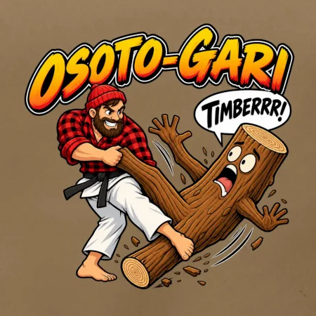 Osoto gari timber judo