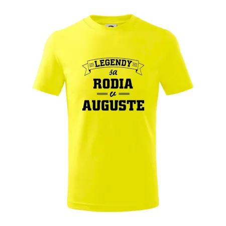 Legendy sa rodia v auguste