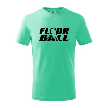 Floorball nápis rovný
