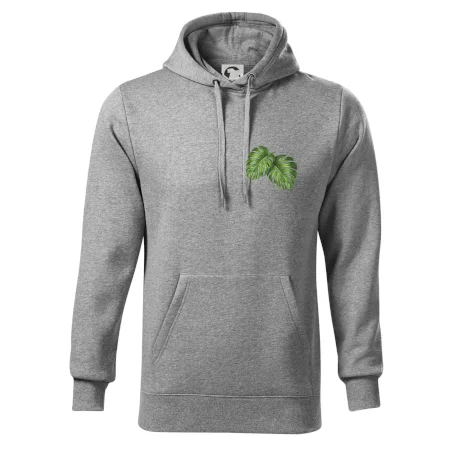 Monstera listy na prsu