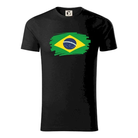 Brazília vlajka štetkou