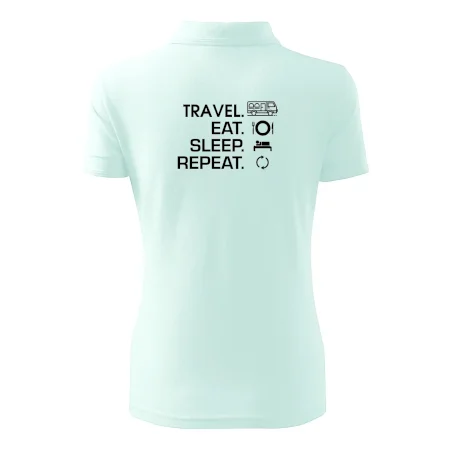 Eat sleep travel - Van