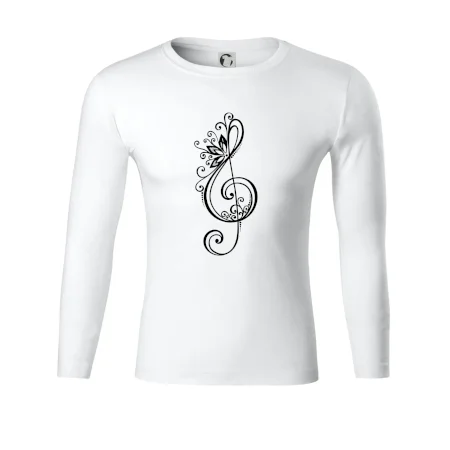 Husľový kľúč kvety