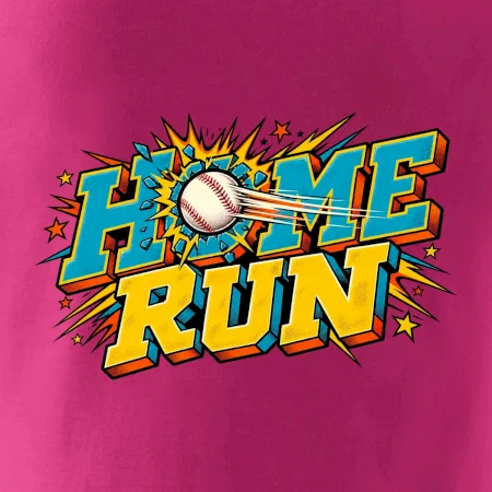 Home run komiksový nápis