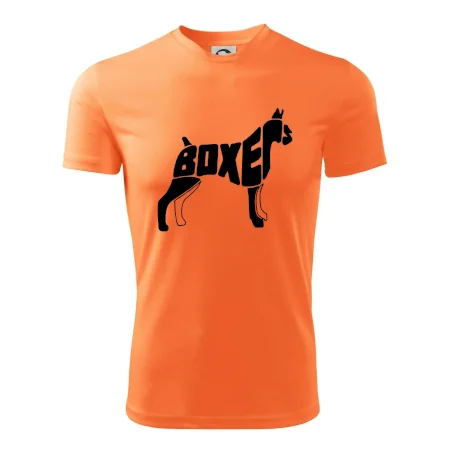 Boxer nápis v tele
