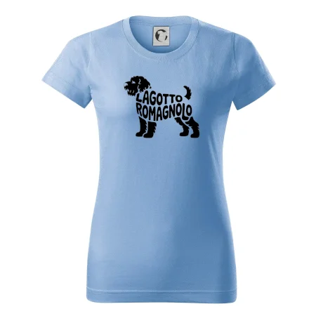 Lagotto romagnolo nápis v tele