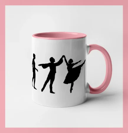 Evolúcia tanec - muž a žena so sukňou