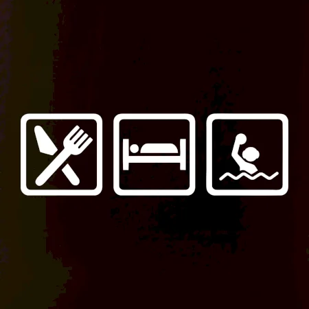 Eat sleep vodné pólo v rade